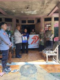 PENERIMAAN BANSOS HUT BHAYANGKARA KE 79