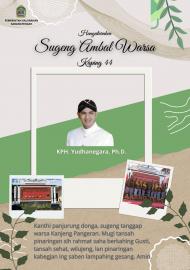 Sugeng ambal warsa KPH Yudhanegara, Ph.D.