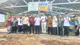 TABUR BENIH IKAN DAN PERESMIAN  POKDAKAN MINA MANUNGGAL OLEH WABUP GUNUNGKIDUL