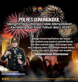 HIMBAUAN TAHUN BARU 2026 POLRES GUNUNGKIDUL