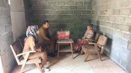 PENYALURAN SANTUNAN KEPADA KORBAN BENCANA