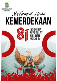 DIRGAHAYU YANG KE 81 TAHUN INDONESIA KU TERCINTA